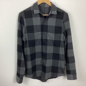 Lululemon Men's Soft Knit Plaid Shirt Size XS
